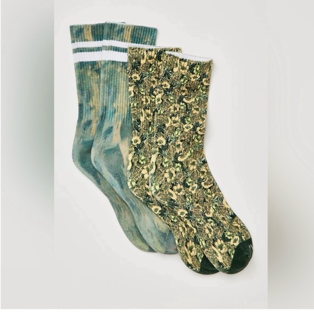 Free People Movement After Practice Sock 2 Pack green